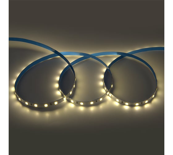 Лента светодиодная General Lighting Systems GLS-Standard General 14,4Вт/м, 24В, IP20, нейтральный белый свет 4500K, 12Лм GLS-5050-60-14.4-24-IP20-4, 5 метров 503212