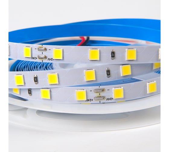 Лента светодиодная General Lighting Systems GLS-Standard GLS-5050-60-14.4-24-IP20-4, 5 метров, 14,4ВТ/м, 24В, 8мм, 60 диодов/м,12 Лм/чип, IP20, 4500K - нейтральный белый свет 503212