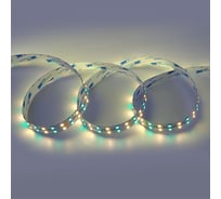 Лента светодиодная General Lighting Systems GLS-Standard General 28,8Вт/м, 24В, IP20, теплый белый 3000K с RGB, 12Лм GLS-5050-120-28.8-24-IP20-RGB+3, 5 метров 503834
