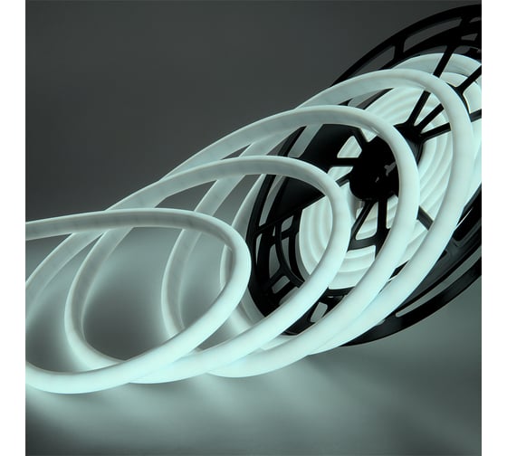 Светодиодная лента для бани и сауны General Lighting Systems 14,4Вт/м, 24В,IP68 (термолента), холодный белый свет 6500К,1200Лм GLS-2835-180-14.4-24-IP68-NTS-6, 5 метров 502172