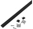 Профиль General Lighting Systems General GAL-GLS-1000-7-16-B-B черный (1м профиль+ черн. рассеиватель+2 заглушки+2 скобы с шурупами) 523350 1