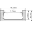 Профиль General Lighting Systems General GAL-GLS-1000-7-16-B-B черный (1м профиль+ черн. рассеиватель+2 заглушки+2 скобы с шурупами) 523350 2