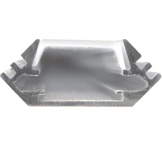 Профиль угловой с фаской General Lighting Systems GAL-GLS-2000-10-24 (2м профиль+2м рассеиватель+ 2заглушки + 4скобы с шурупами) 522800