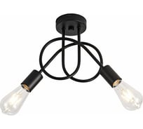 Люстра De Fran Е27 2x60Вт ДЖЕМ BK черный ML-00617