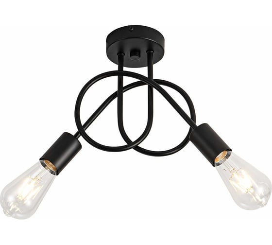 Люстра De Fran Е27 2x60Вт ДЖЕМ BK черный ML-00617 1