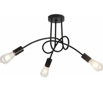 Люстра De Fran Е27 3x60Вт ДЖЕМ BK черный ML-00618