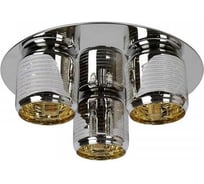 Люстра De Fran Е27 3x40Вт СИДНЕЙ CH хром/стекло хром LP-4306