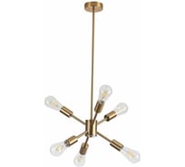 Люстра De Fran Е27 6x40Вт ДАЛАС G золото ML-00622