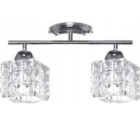 Спот De Fran E14 2x20Вт СПОТО хром/стекло/поворотный AL-3163 CH