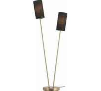 Торшер De Fran FPB-2717 Е27 2x40Вт ХЕЛЬСИНКИ BK золотой и черный абажур DF03485