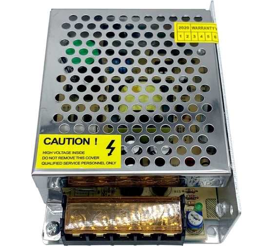 Блок питания для LED De Fran DFB 12В-60Вт-5A, AC/DC, IP20, сетка металл, 110x78x38 DFB4