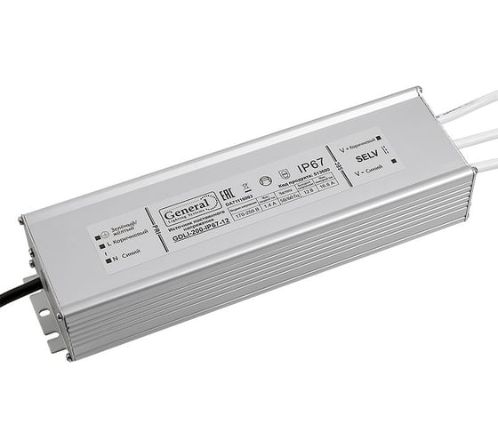 Драйвер светодиодный General Lighting Systems General GDLI-200-IP67-24 519128