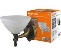 Светильник TDM ELECTRIC НББ 21-60-1731 УХЛ4 черный под золото, плафон конус алебастр SQ0370-0207