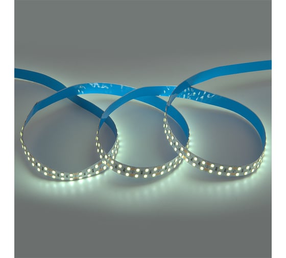 Лента светодиодная General Lighting Systems General GLS-2835-240-19.2-12-IP20-D-3, 3000К, двухрядная, теплый белый, 5 метров 501090