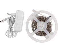 Комплект светодиодной ленты General Lighting Systems GLS-5050-60-14.4-12-IP20-PRO-6-3-KIT, с адаптером, 3 метра, 14,4Вт/м, 12В, 10 мм, 60 диодов/м, 12 Лм/чип, 6500К - холодный белый 503421