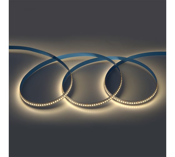 Лента светодиодная General Lighting Systems Premium GLS-2216-240-22-24-IP20-PRM-3, 5 метров, 22Вт/м, 24В, 10мм, 16 Лм/чип, 3000К - теплый белый 502743