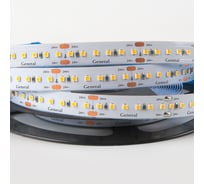 Лента светодиодная General Lighting Systems Premium General GLS-2216-180-16-24-IP20-PRM-3, 5 метров, 16Вт/м, 24В, 10мм, 180 диодов/м,16 Лм/чип, 3000К - теплый белый 502643