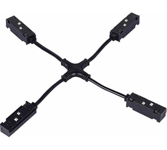 Коннектор питания Hesby Lighting X-образный ElDeko HSBL_0153