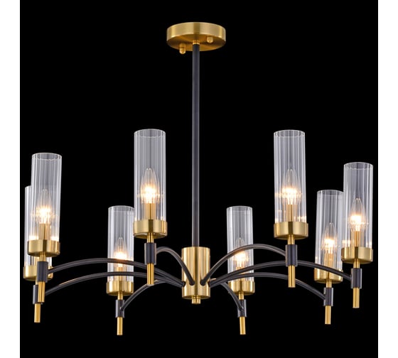 Потолочная люстра ILLUMICO IL5177-8PLS-29 BRASS TUBO 1