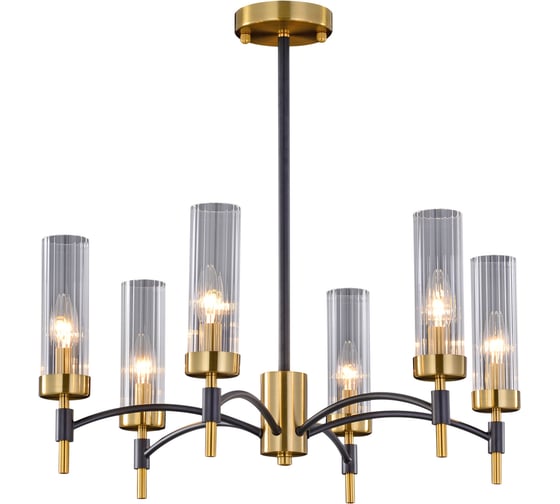 Потолочная люстра ILLUMICO IL5177-6PLS-29 BRASS TUBO