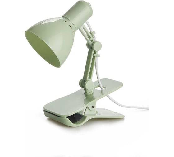 Лампа для чтения Balvi Clamp зеленая, USB 27249