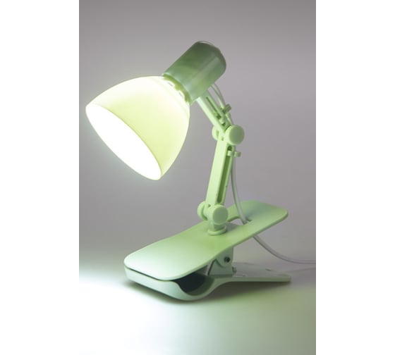 Лампа для чтения Balvi Clamp зеленая, USB 27249
