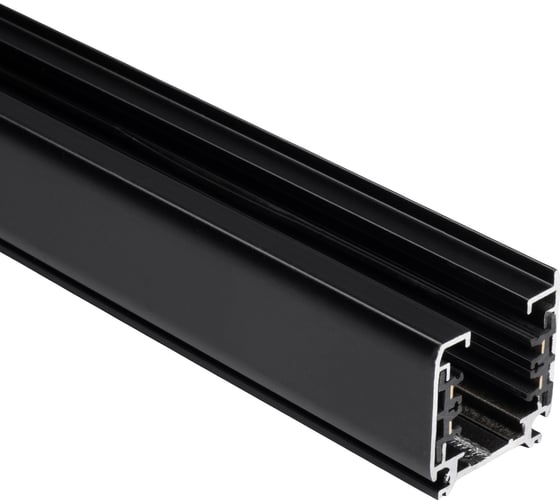 Шинопровод трехфазный Jazzway L-2000мм 3P PTR 2M-BL накладной/подвесной для трекового освещения, черный 5062818
