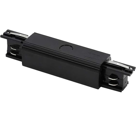 Коннектор I-образный к шинопроводу трехфазному Jazzway 3P PTR CI-BL LONG внешний черный 5063037 1