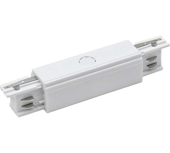 Коннектор I-образный к шинопроводу трехфазному Jazzway 3P PTR CI-WH LONG внешний белый 5063051 1