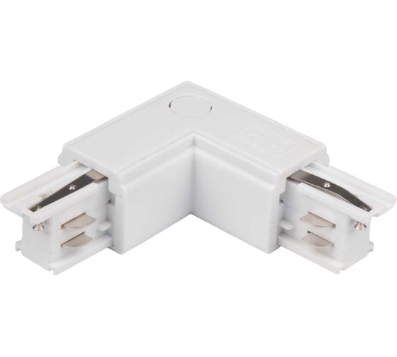 Коннектор L-образный к шинопроводу трехфазному Jazzway 3P PTR CL-WH INT внутренний белый 5063099 1