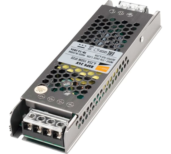 Блок питания для светодиодной ленты Jazzway BSPS 24В 6.25А=150Вт IP20 5062207 1