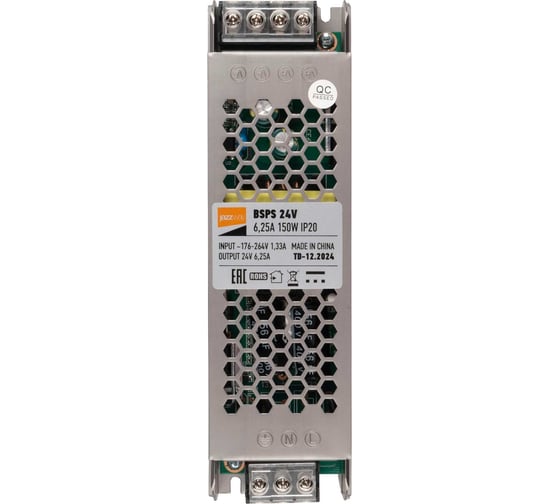 Блок питания для светодиодной ленты Jazzway BSPS 24В 6.25А=150Вт IP20 5062207