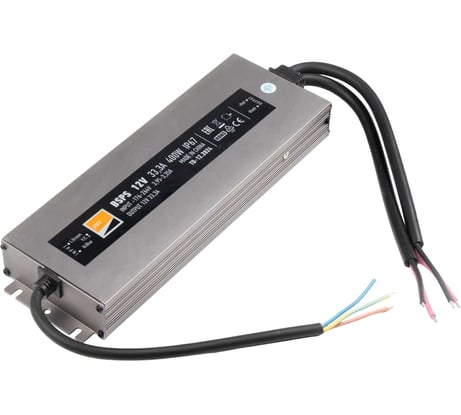 Блок питания для светодиодной ленты Jazzway BSPS 12В 33.30А=400Вт IP67 влагозащитный 5062108