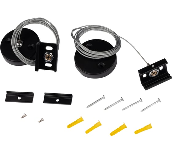 Подвес для шинопровода трехфазного Jazzway 3P PTR S-2m BL черный 5063921
