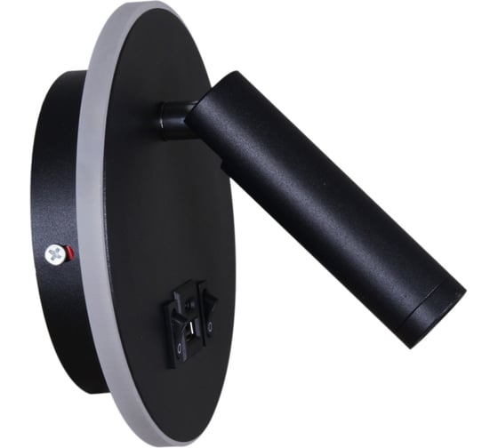 Настенный светодиодный светильник ReLuce 86203-9.2-001KT LED12W+USB BK