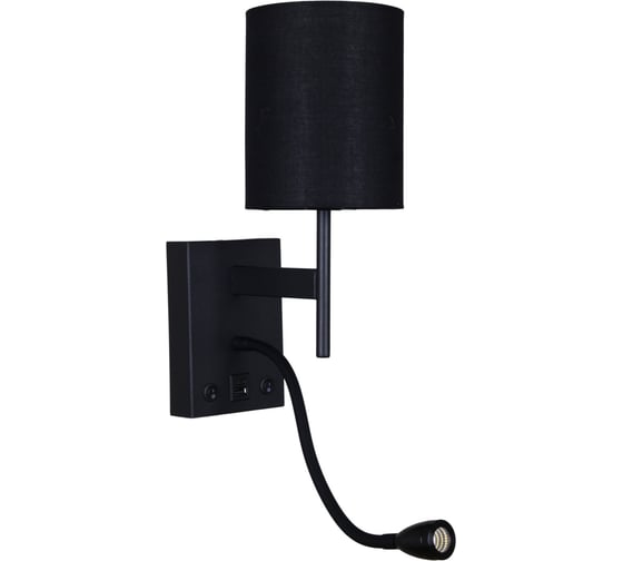 Настенный светильник ReLuce 86210-9.2-001KT LED3W+E14 BK