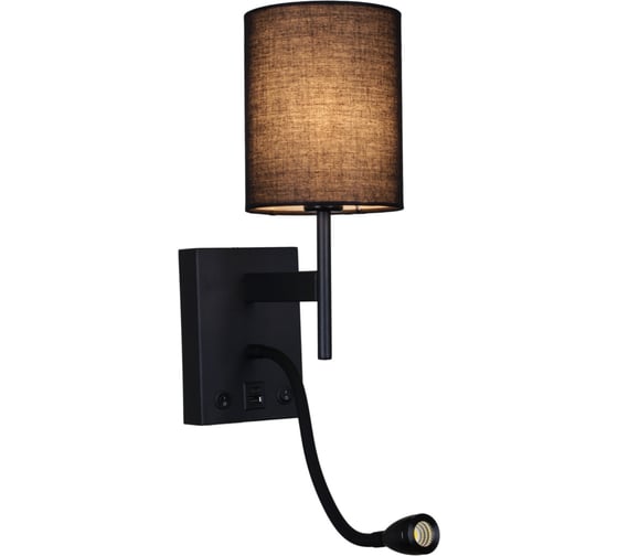 Настенный светильник ReLuce 86210-9.2-001KT LED3W+E14 BK