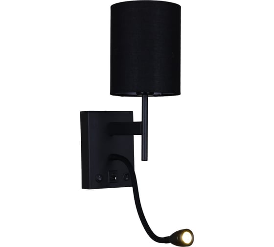 Настенный светильник ReLuce 86210-9.2-001KT LED3W+E14 BK