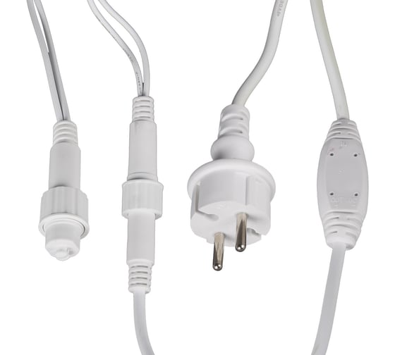 Светодиодная гирлянда Sneha бахрома A-057B WT FLASH