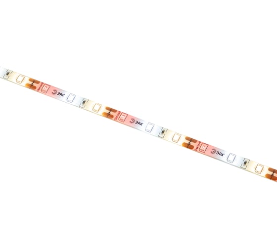 Светодиодная лента для растений ЭРА FITOStrip LightRа90300LED5m12VIP65 полного спектра 5м IP65 с адаптером Б0064591