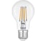 Лампа светодиодная General Lighting Systems Е27 филаментная led, энергоэффективная лампочка, груша, световой поток 790 Лм, мощность 13 Вт, теплый белый 2700К, упаковка 4 штуки 662239 1