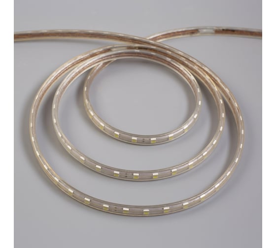 Светодиодная лента Luazon 220В,SMD5050, 100 м, IP68, 60 LED, 16-18 Лм/LED, AC, БЕЛЫЙ 2566585