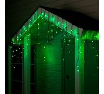 Гирлянда Luazon БАХРОМА ECO 4х0.6 м, зеленый 187272