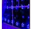 Гирлянда Luazon БАХРОМА DECOR Звездочки 2.4х0.9 м, синий 4356975 2