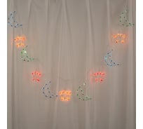 Гирлянда Luazon БАХРОМА DECOR Звезда и фонарь 2.3х0.25 м, мульти 3612458