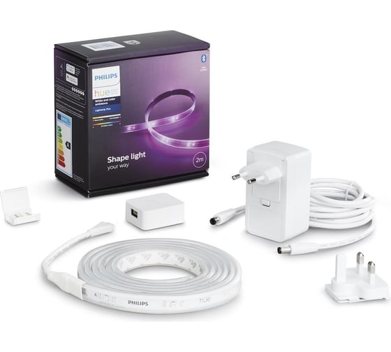 Умная светодиодная лента Philips Hue Hue Lightstrip Plus V4 RUS 2m base 929002269110