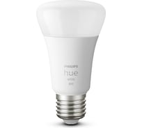 Набор из 3 белых ламп блока управления и диммера Philips Hue 929001821618 9W A60 E27