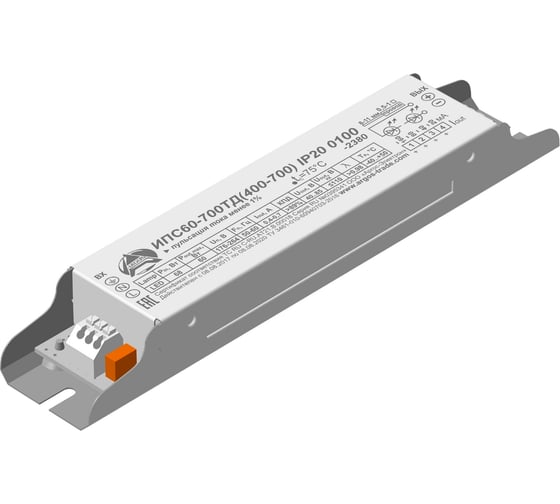LED-драйвер Argos ИПС60-700ТД_400-700_ IP20 0100 3671002