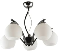 Люстра HIPER 5хE27х60Вт WENGE/CHROME H015-5