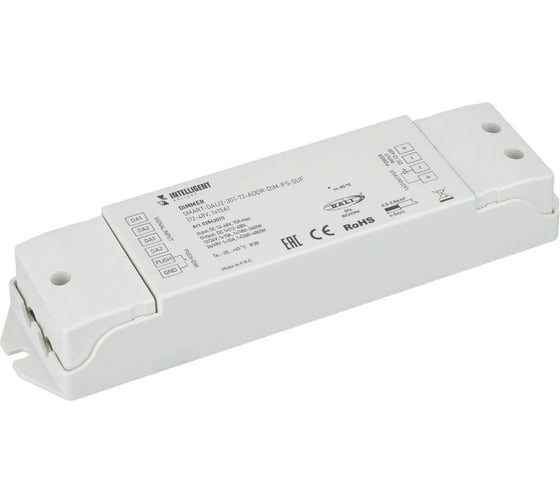 Диммер INTELLIGENT ARLIGHT SMART-DALI2-301-72-ADDR-DIM-PS-SUF IARL, IP20 пластик, 1шт 028420(1)